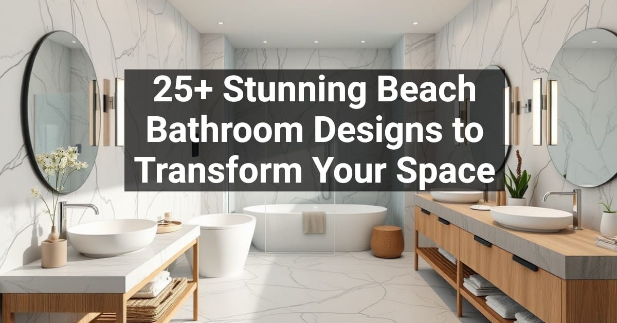 25+ Stunning Beach Bathroom Designs to Transform Your Space – Engineers ...