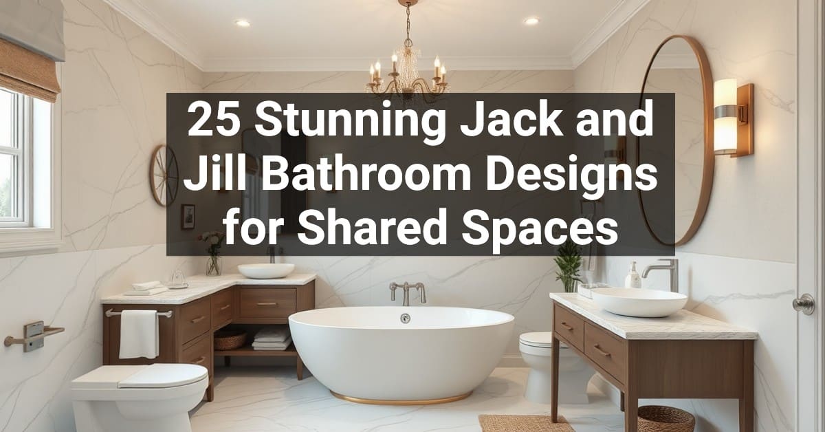 25+ Stunning Jack and Jill Bathroom Designs for Shared Spaces ...