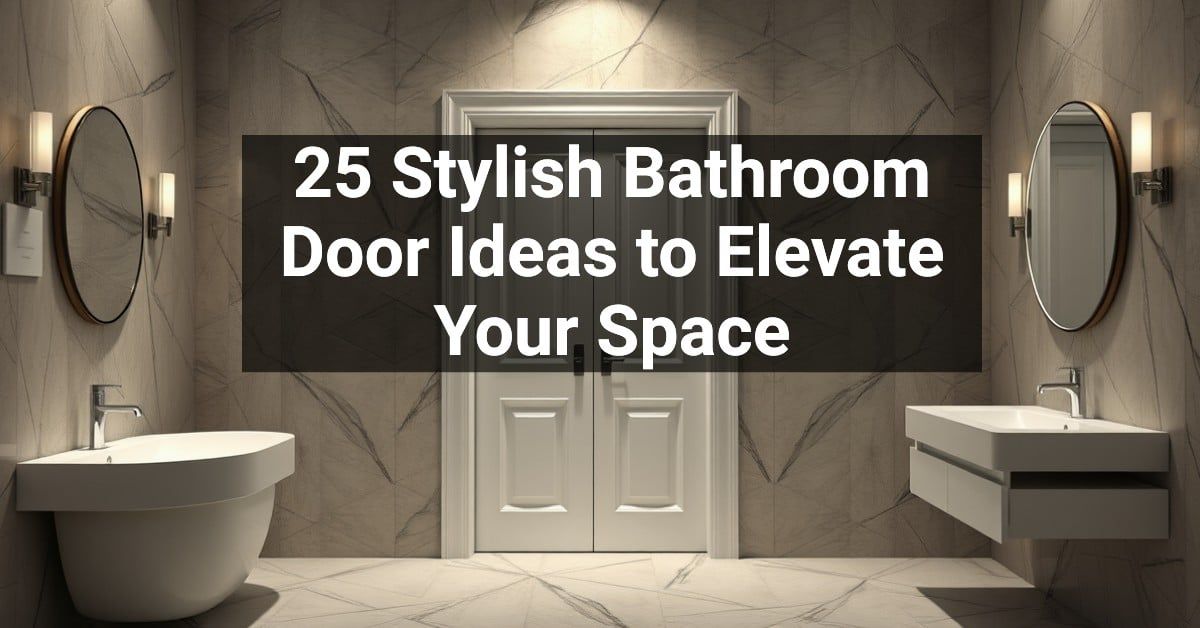 25+ Stylish Bathroom Door Ideas to Elevate Your Space – Engineers and ...