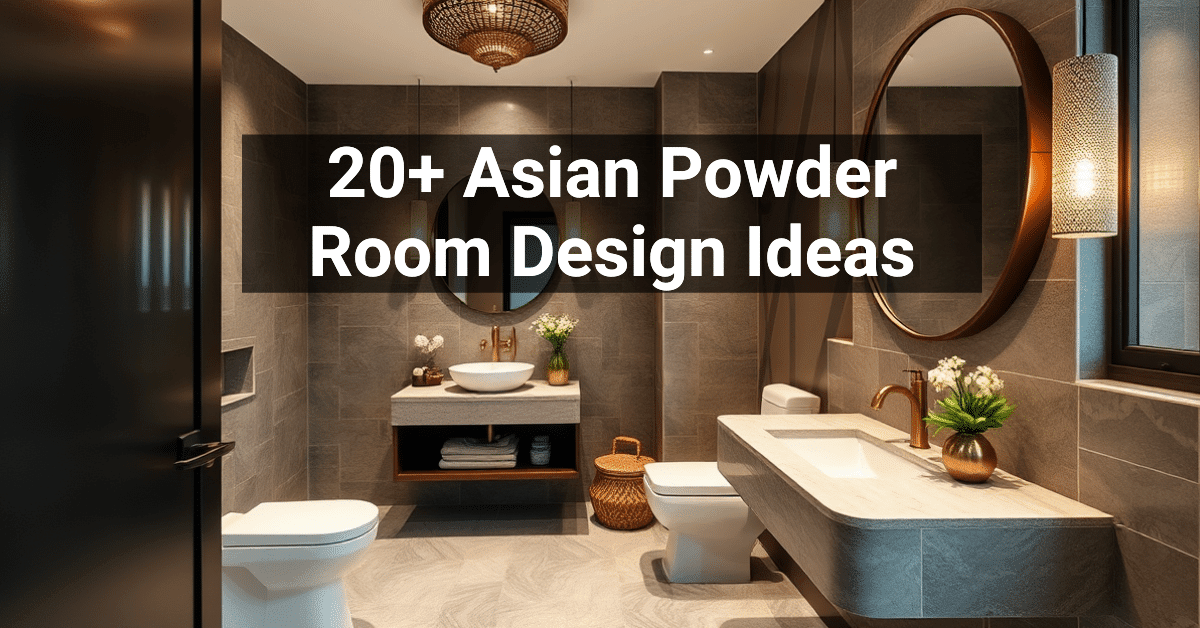 20+ Asian Powder Room Design Ideas – Engineers and Architects of America