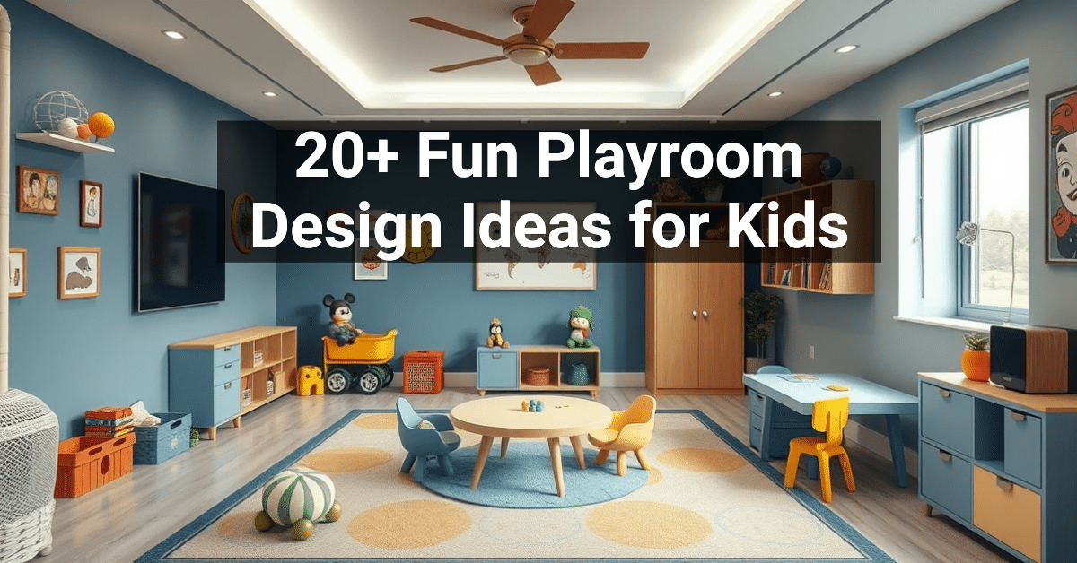 20+ Fun Playroom Design Ideas for Kids – Engineers and Architects of ...