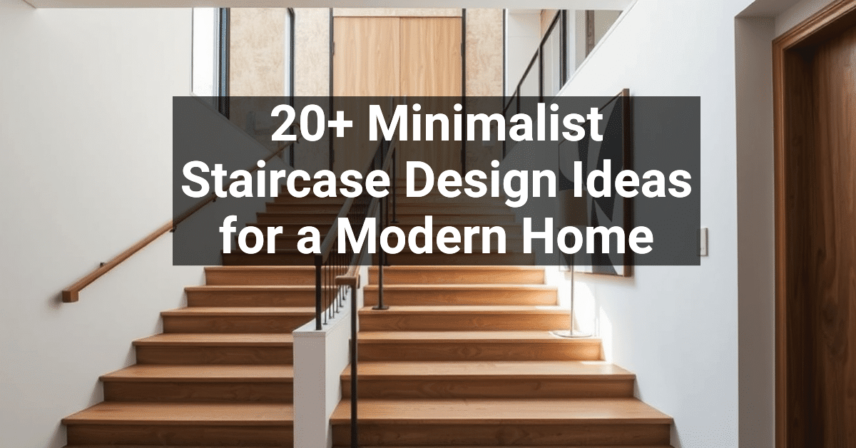 20+ Minimalist Staircase Design Ideas for a Modern Home – Engineers and ...