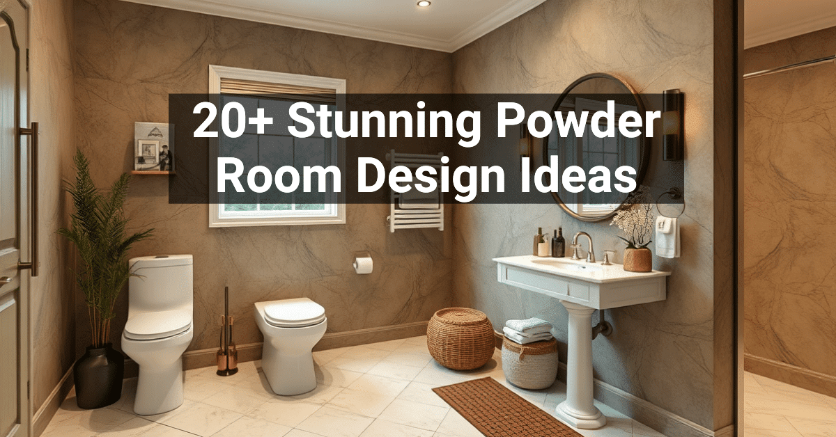 20+ Stunning Powder Room Design Ideas – Engineers and Architects of America