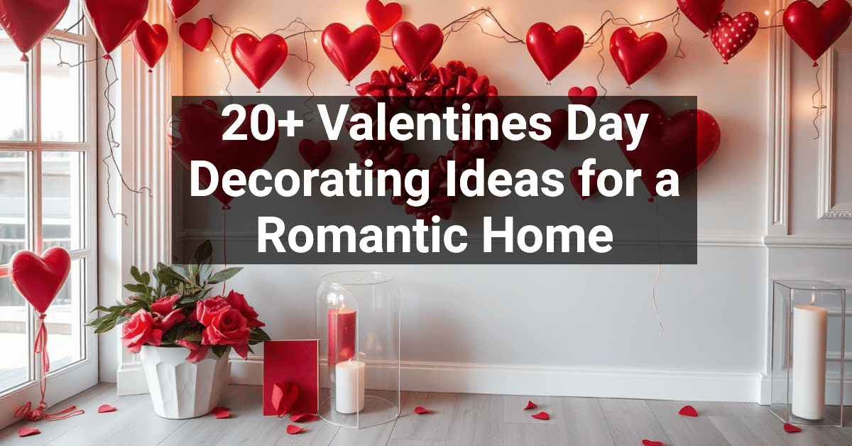 20+ Valentines Day Decorating Ideas for a Romantic Home – Engineers and ...