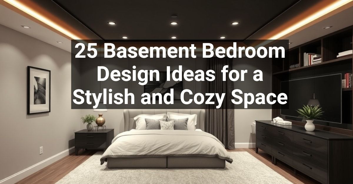 25+ Basement Bedroom Design Ideas for a Stylish and Cozy Space ...