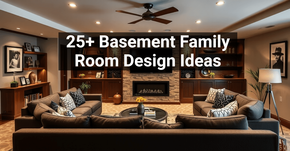 25+ Basement Family Room Design Ideas – Engineers and Architects of America