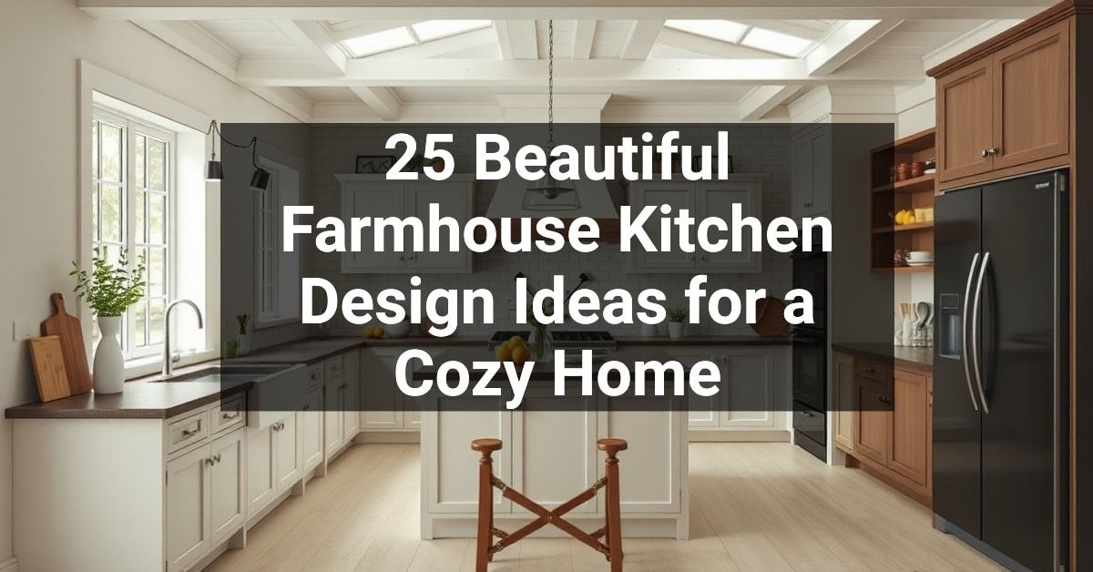 25+ Beautiful Farmhouse Kitchen Design Ideas for a Cozy Home ...