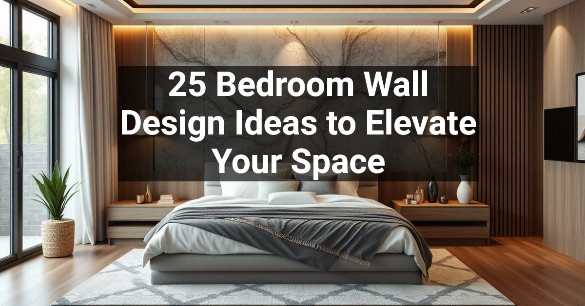 25+ Bedroom Wall Design Ideas to Elevate Your Space – Engineers and ...