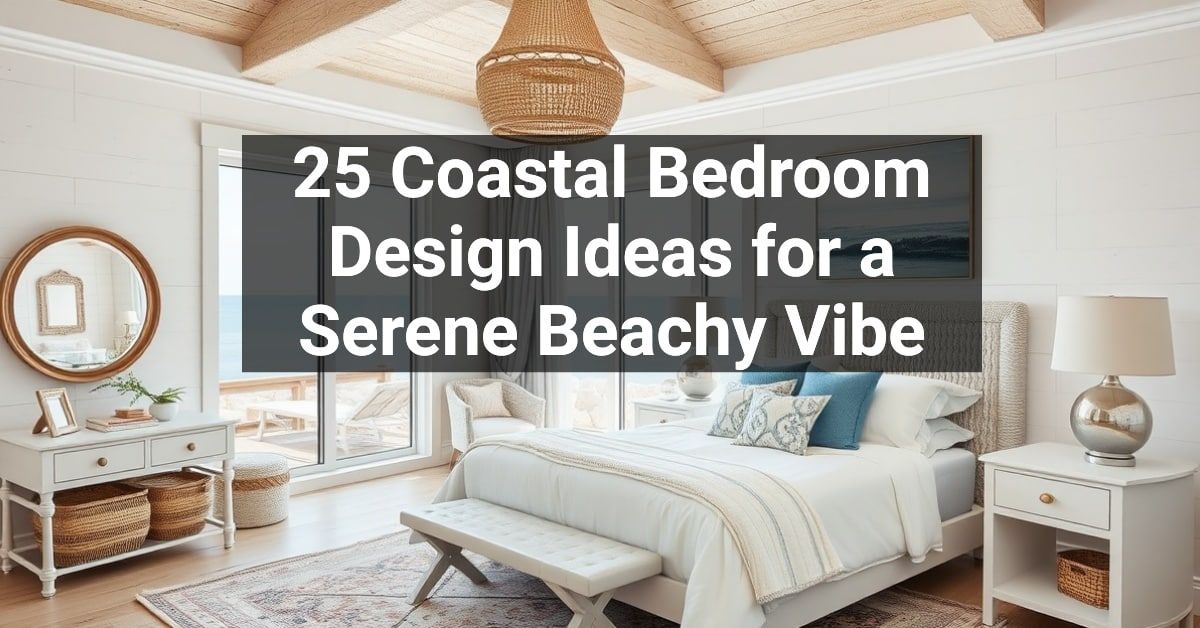 25+ Coastal Bedroom Design Ideas for a Serene Beachy Vibe – Engineers ...