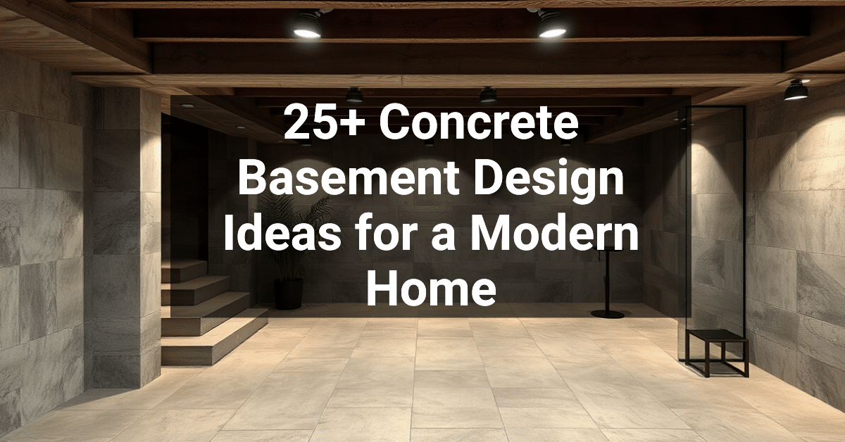 25+ Concrete Basement Design Ideas for a Modern Home Engineers and