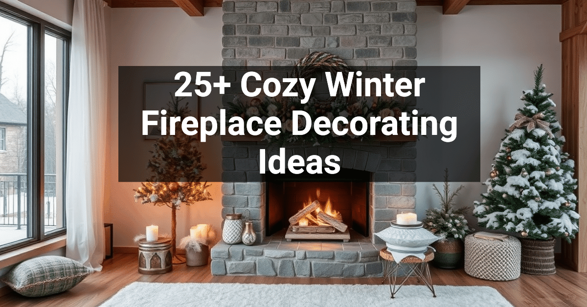 25+ Cozy Winter Fireplace Decorating Ideas ??? Engineers and Architects of America