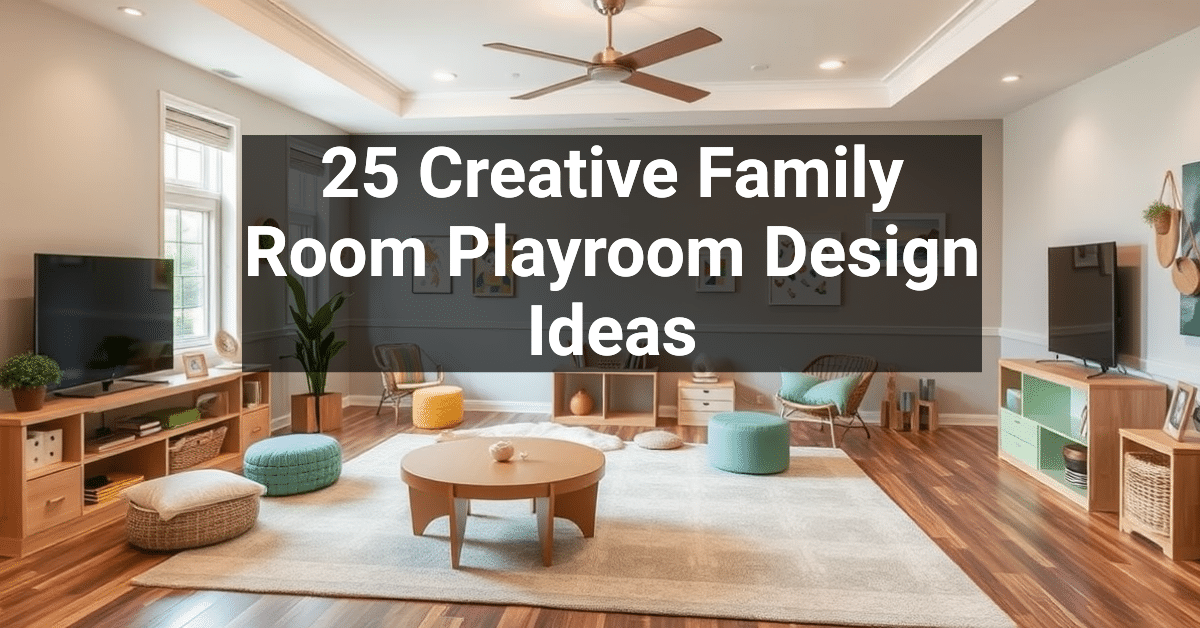 25+ Creative Family Room Playroom Design Ideas – Engineers and ...