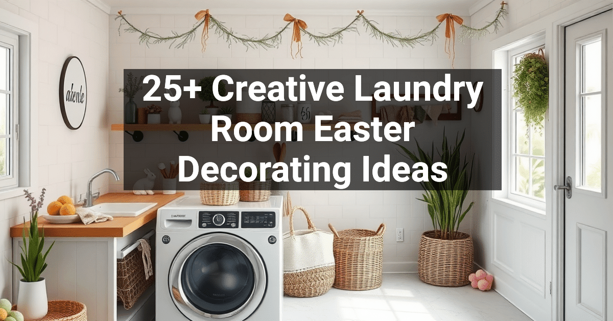 25+ Creative Laundry Room Easter Decorating Ideas – Engineers and ...