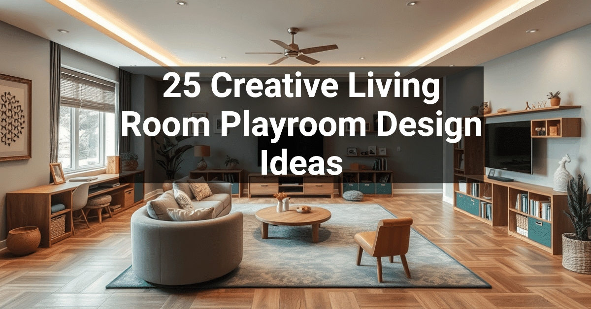 25+ Creative Living Room Playroom Design Ideas ??? Engineers and ...