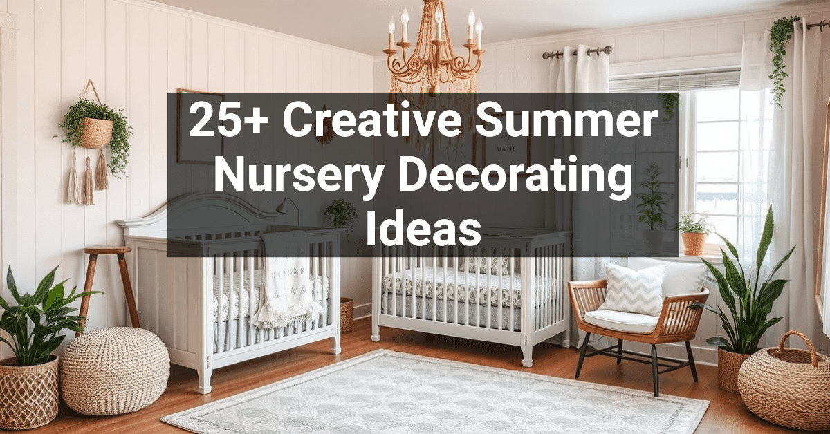 25+ Creative Summer Nursery Decorating Ideas – Engineers and Architects ...