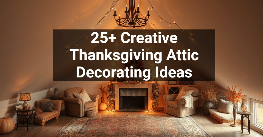 25+ Creative Thanksgiving Attic Decorating Ideas