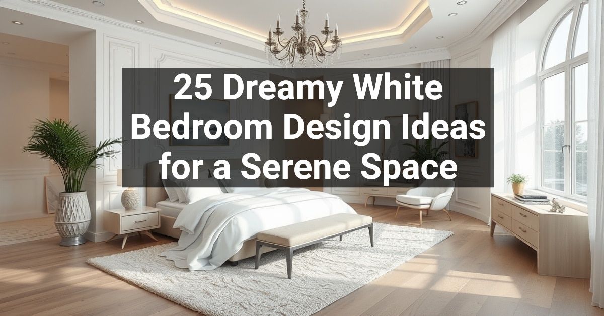 25+ Dreamy White Bedroom Design Ideas for a Serene Space – Engineers ...