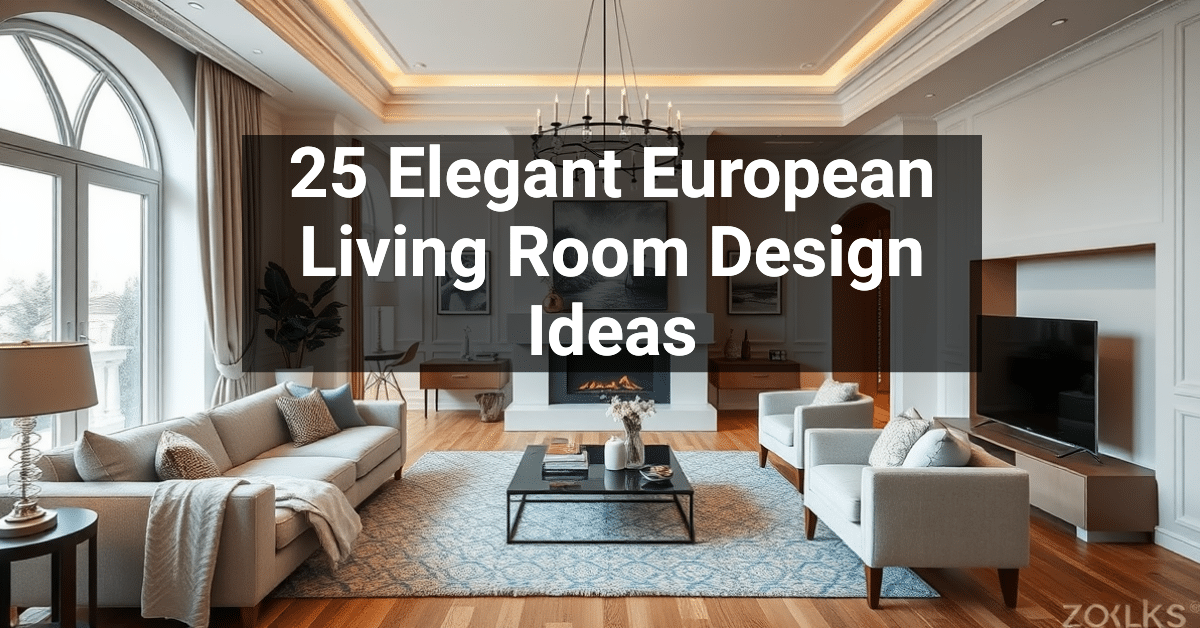 25+ Elegant European Living Room Design Ideas – Engineers and ...