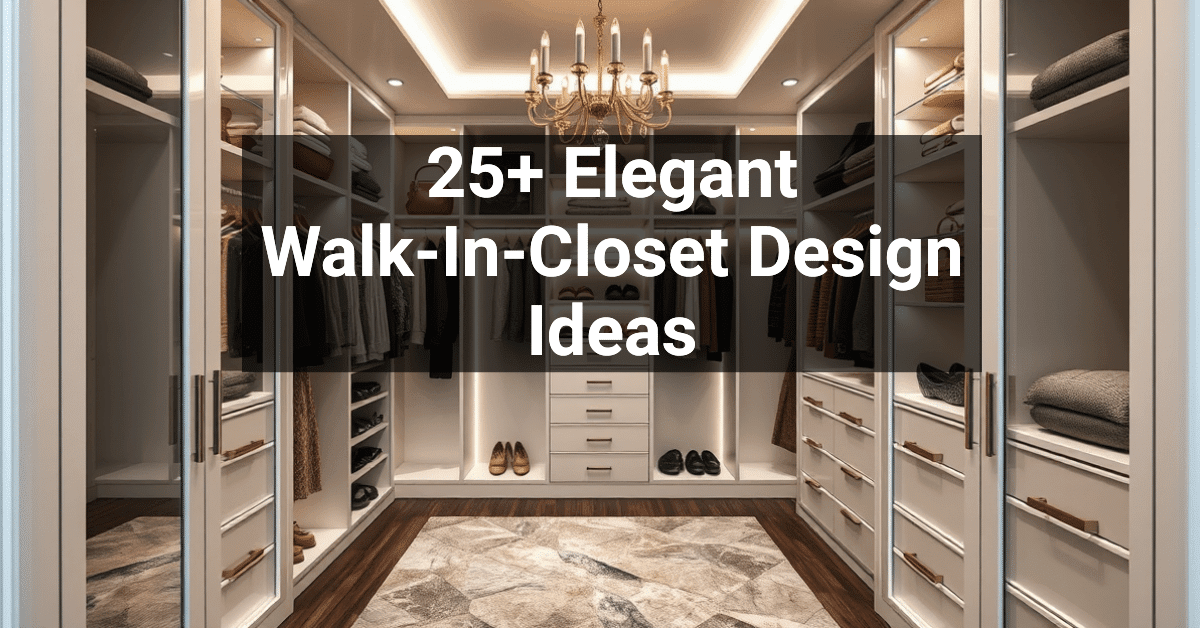 25+ Elegant WalkInCloset Design Ideas Engineers and Architects of