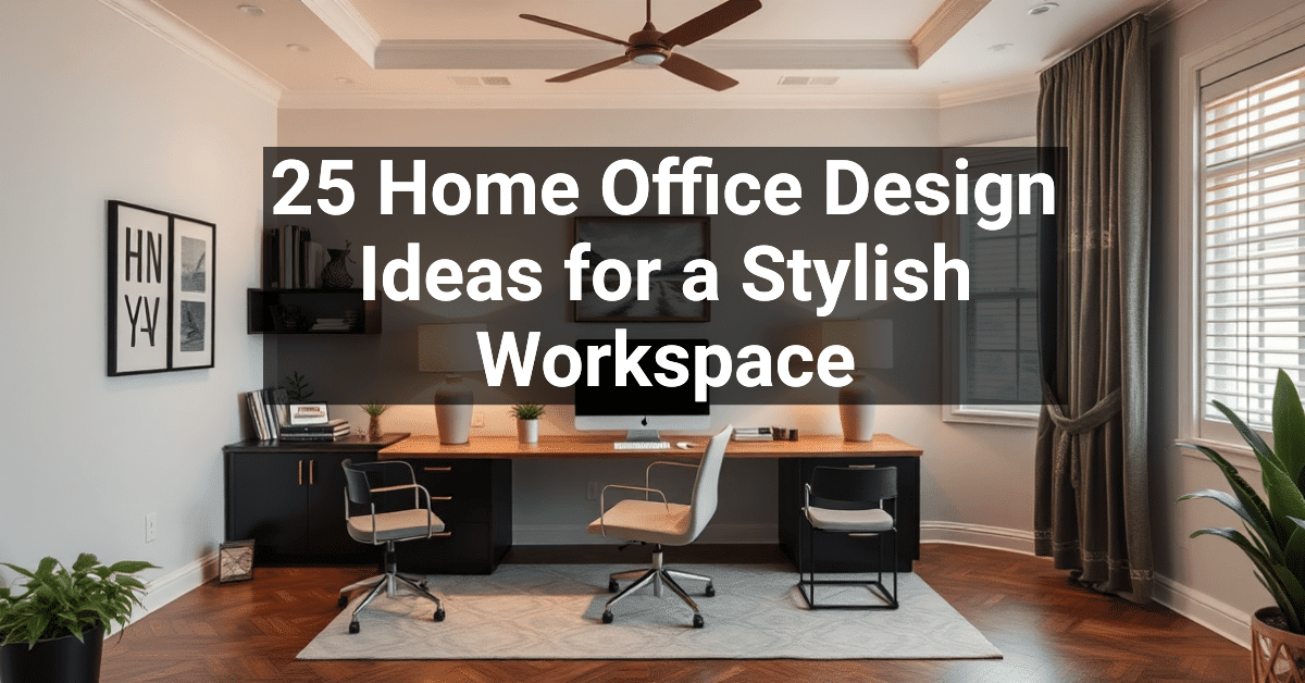 25+ Home Office Design Ideas for a Stylish Workspace – Engineers and ...