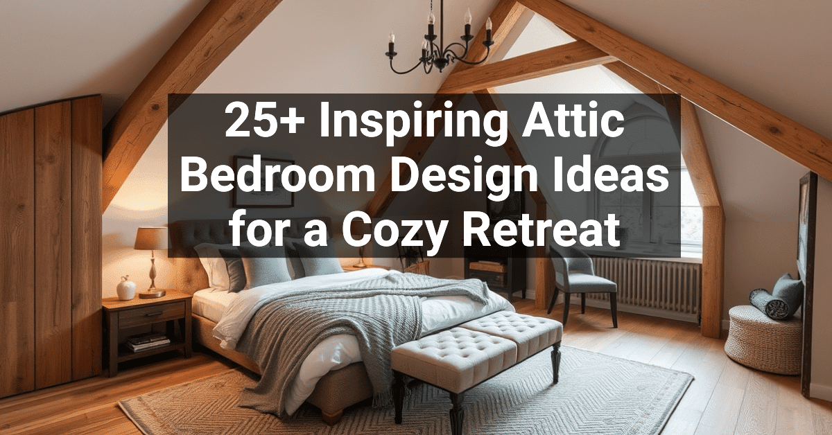 25+ Inspiring Attic Bedroom Design Ideas for a Cozy Retreat – Engineers ...