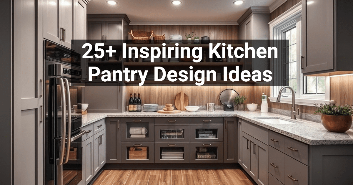 25+ Inspiring Kitchen Pantry Design Ideas – Engineers and Architects of ...
