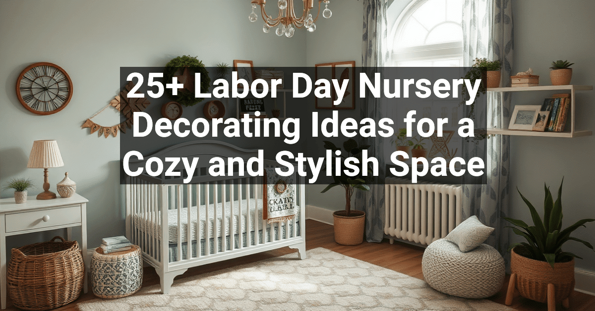 25+ Labor Day Nursery Decorating Ideas for a Cozy and Stylish Space ...