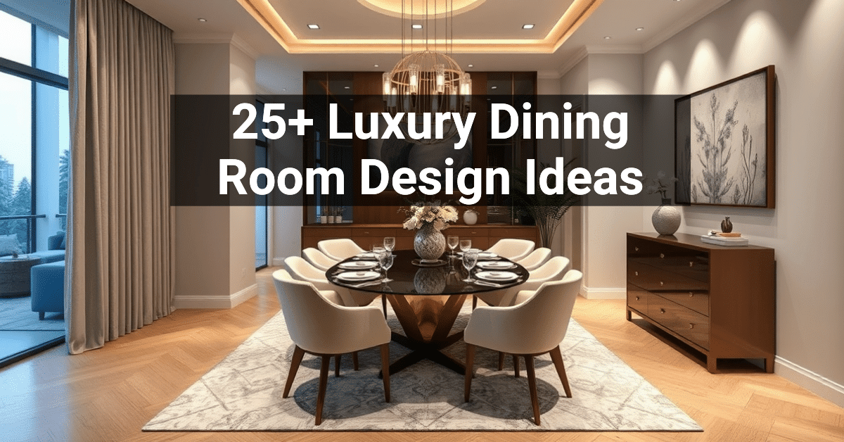 25+ Luxury Dining Room Design Ideas – Engineers and Architects of America