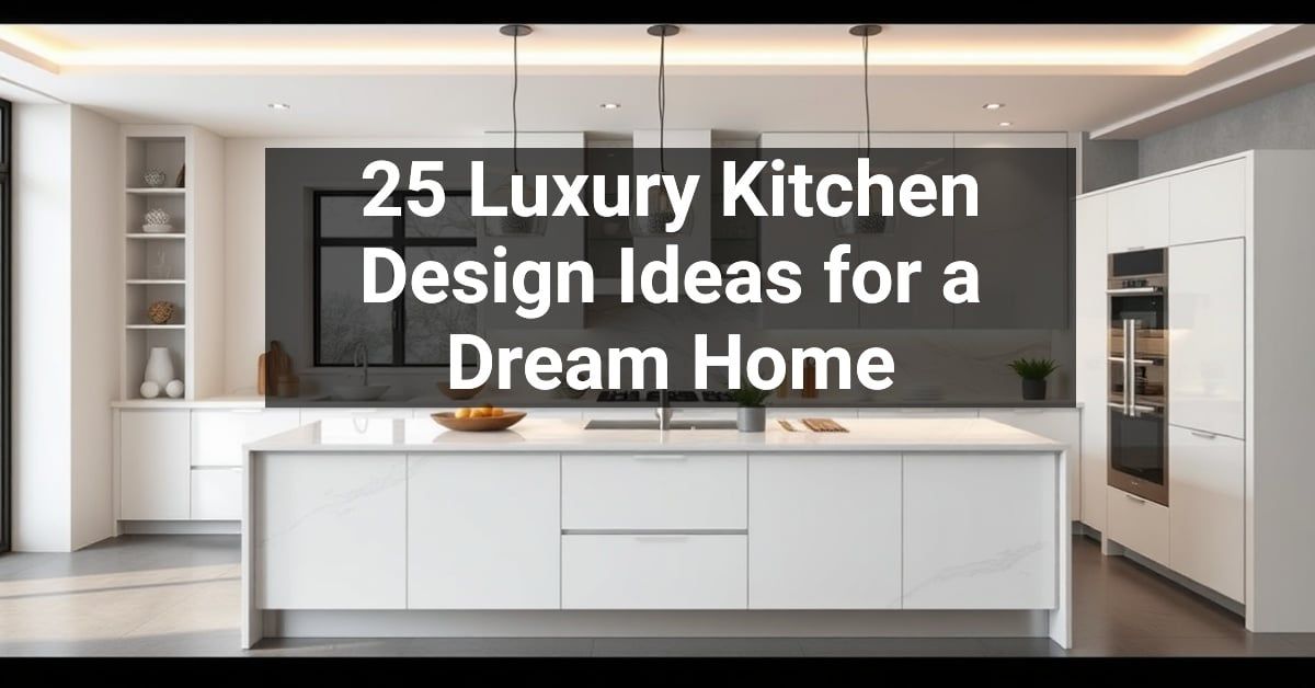 25+ Luxury Kitchen Design Ideas for a Dream Home – Engineers and ...