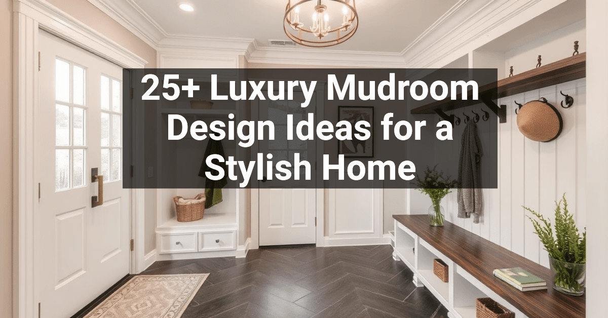 25+ Luxury Mudroom Design Ideas for a Stylish Home – Engineers and ...