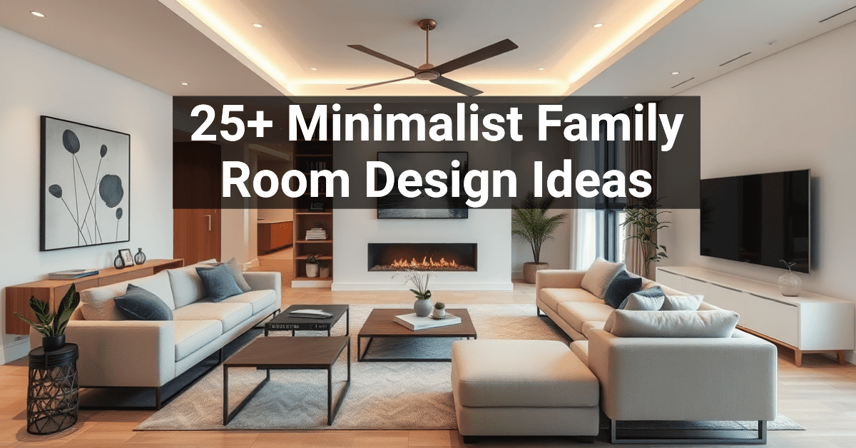 25+ Minimalist Family Room Design Ideas Engineers and Architects of