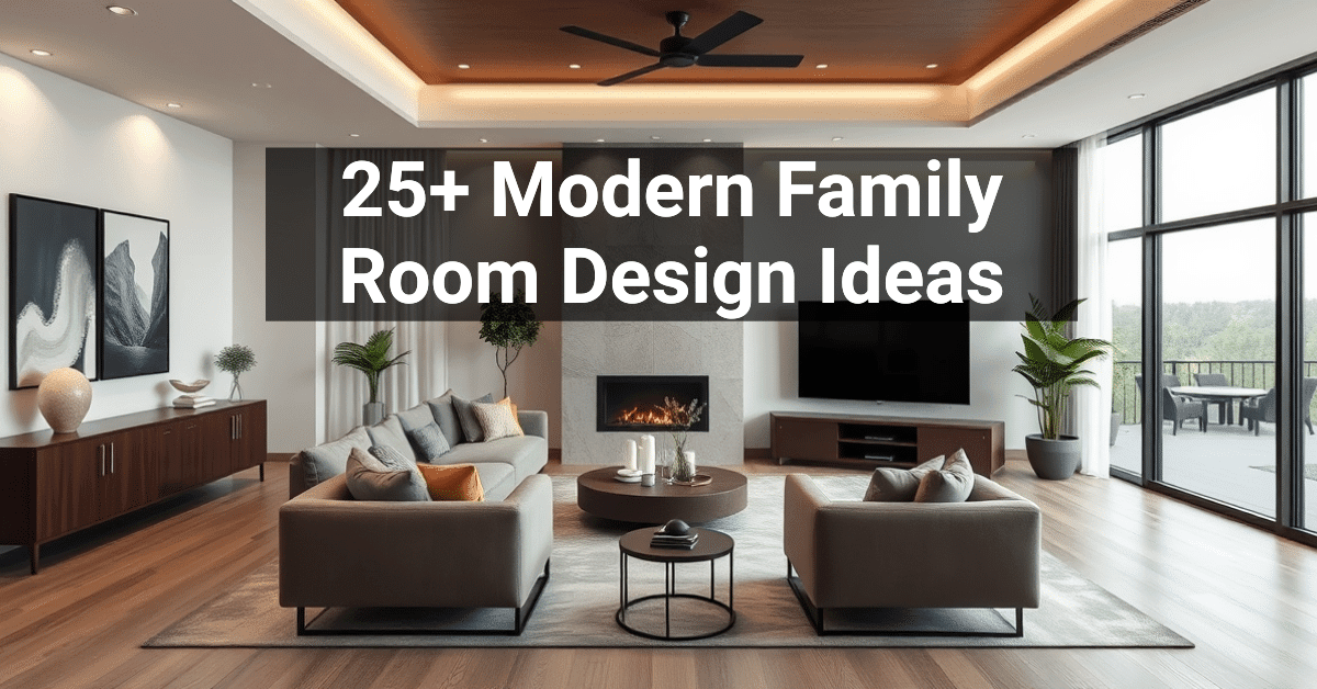 25+ Modern Family Room Design Ideas – Engineers and Architects of America