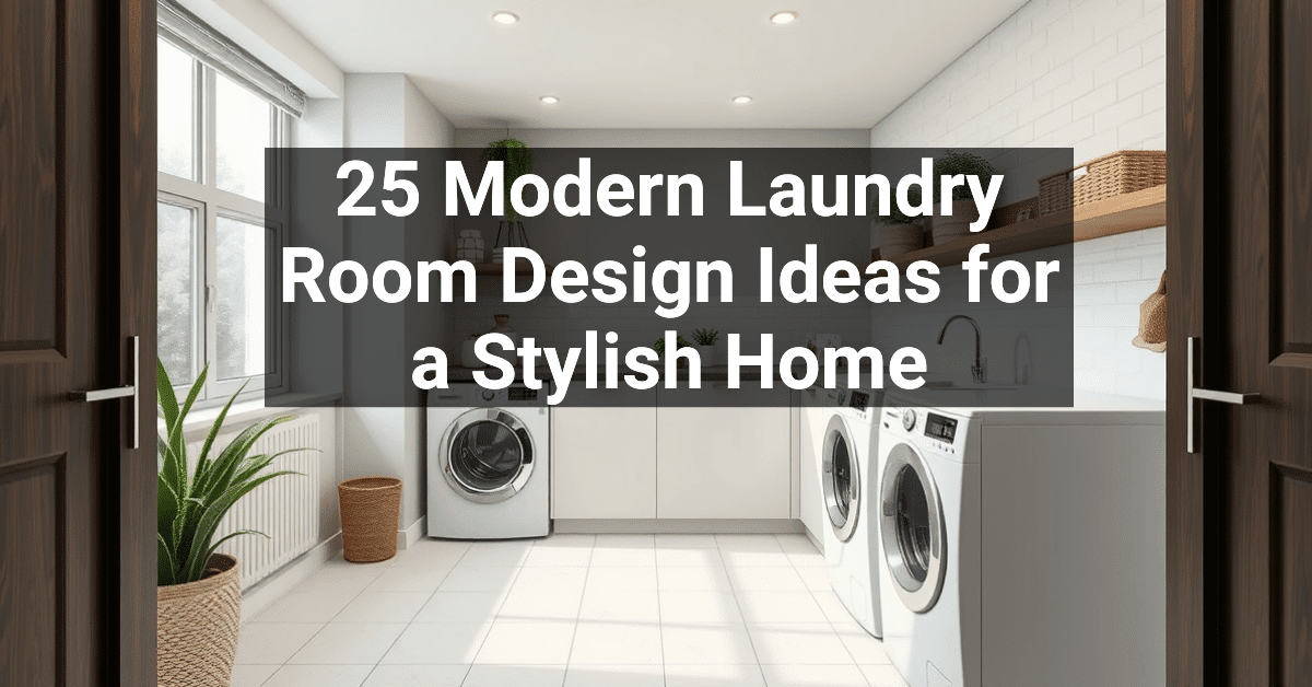 25+ Modern Laundry Room Design Ideas for a Stylish Home – Engineers and ...