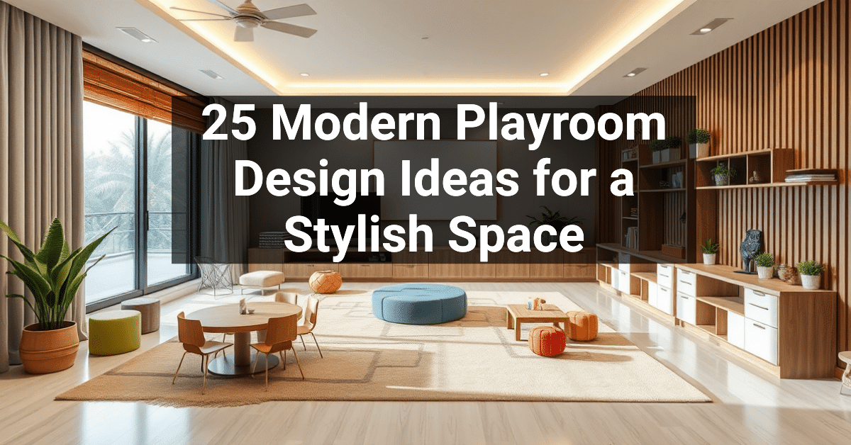 25+ Modern Playroom Design Ideas for a Stylish Space – Engineers and ...