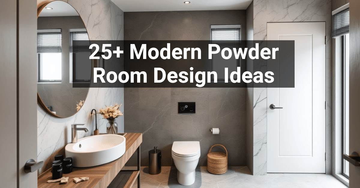 25+ Modern Powder Room Design Ideas – Engineers and Architects of America