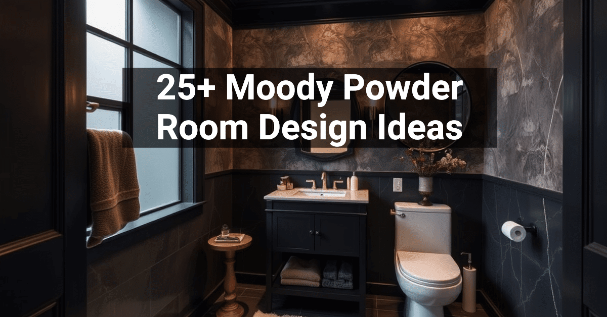 25+ Moody Powder Room Design Ideas – Engineers and Architects of America