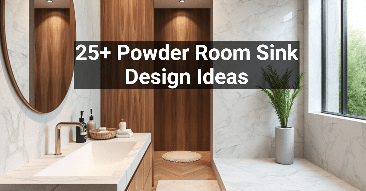 25+ Powder Room Sink Design Ideas – Engineers and Architects of America