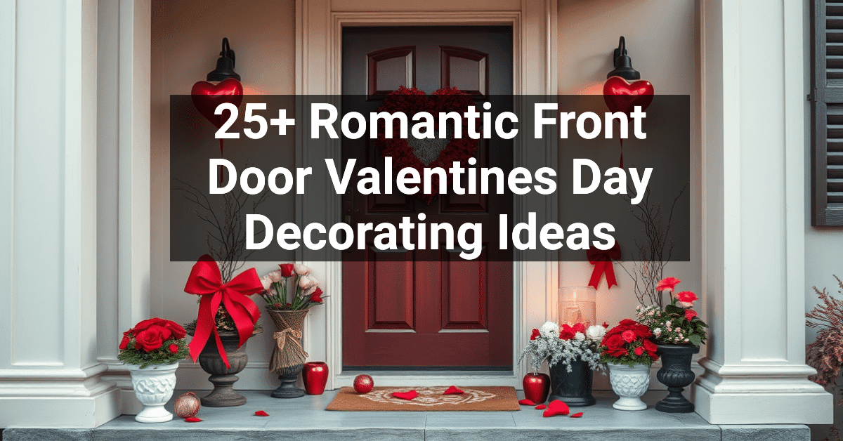 25+ Romantic Front Door Valentines Day Decorating Ideas Engineers and
