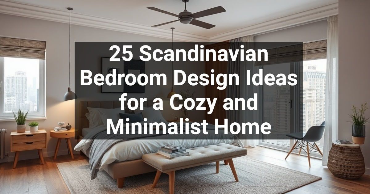 25+ Scandinavian Bedroom Design Ideas for a Cozy and Minimalist Home ...