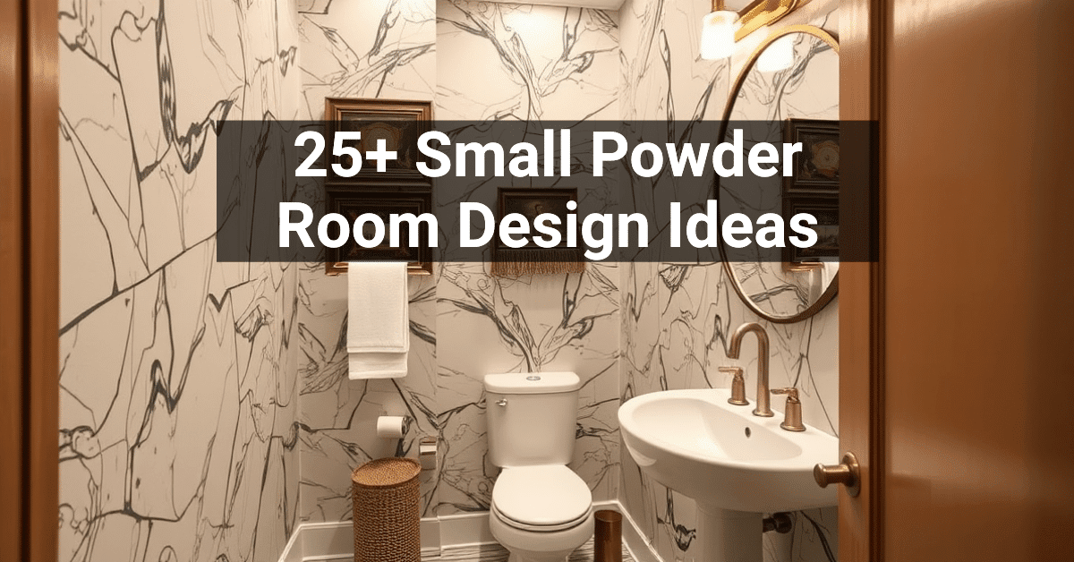 25+ Small Powder Room Design Ideas – Engineers and Architects of America