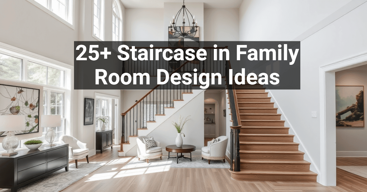 25+ Staircase in Family Room Design Ideas – Engineers and Architects of ...