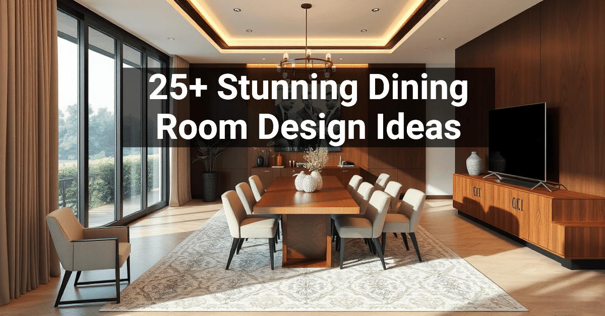 25+ Stunning Dining Room Design Ideas – Engineers and Architects of America