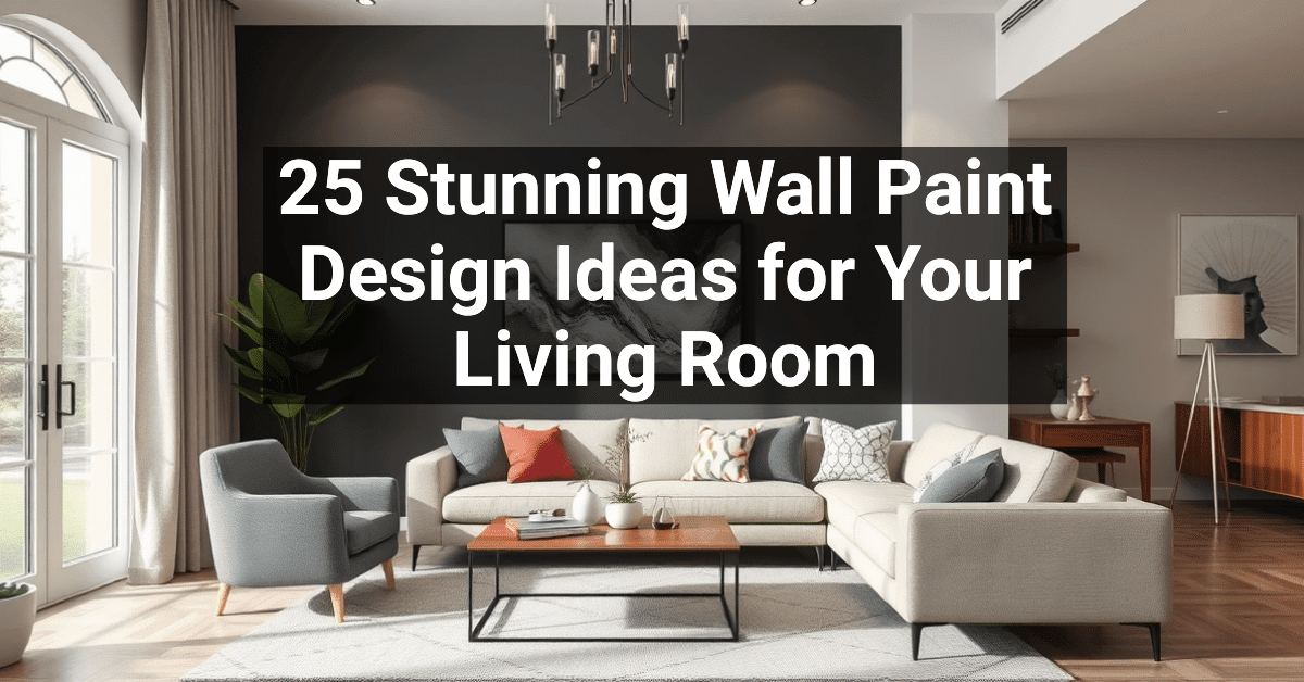 25+ Stunning Wall Paint Design Ideas for Your Living Room – Engineers ...