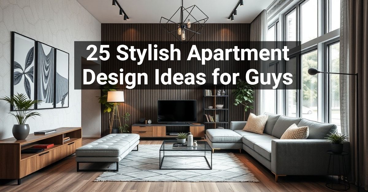 25+ Stylish Apartment Design Ideas for Guys – Engineers and Architects ...