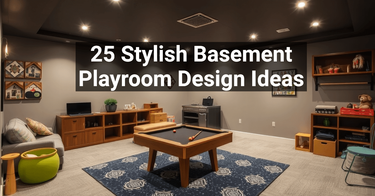 25+ Stylish Basement Playroom Design Ideas – Engineers and Architects ...