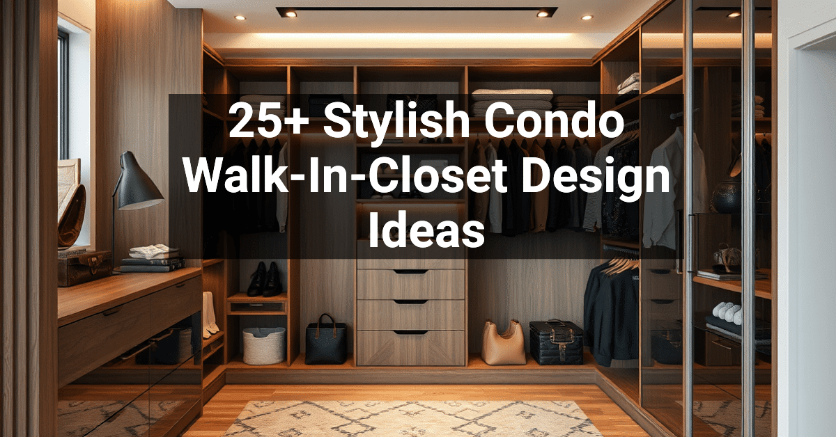 Picture of 25+ Stylish Condo Walk-In-Closet Design Ideas – Engineers and ...