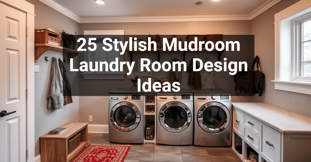 25+ Stylish Mudroom Laundry Room Design Ideas – Engineers and ...