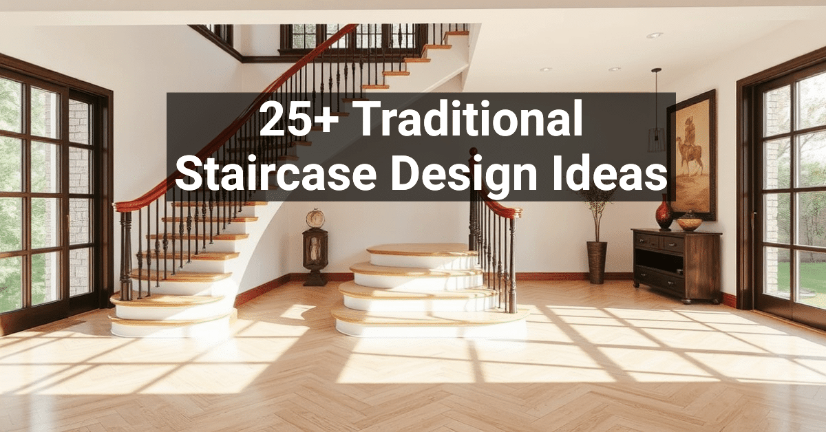 25+ Traditional Staircase Design Ideas – Engineers and Architects of ...