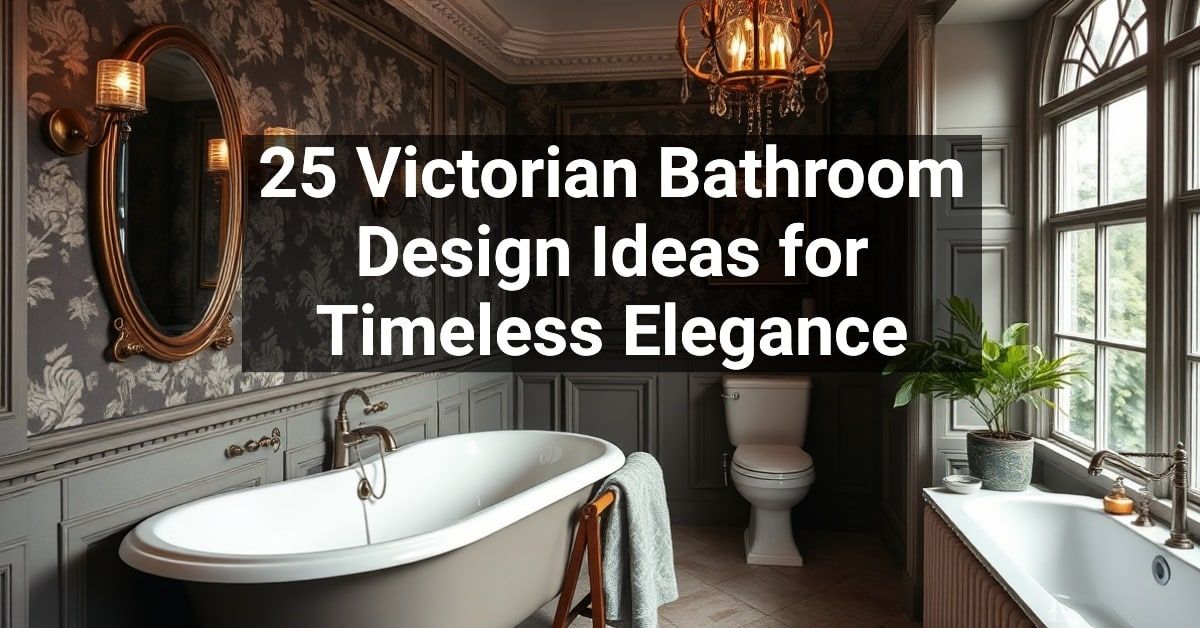 25+ Victorian Bathroom Design Ideas for Timeless Elegance – Engineers ...