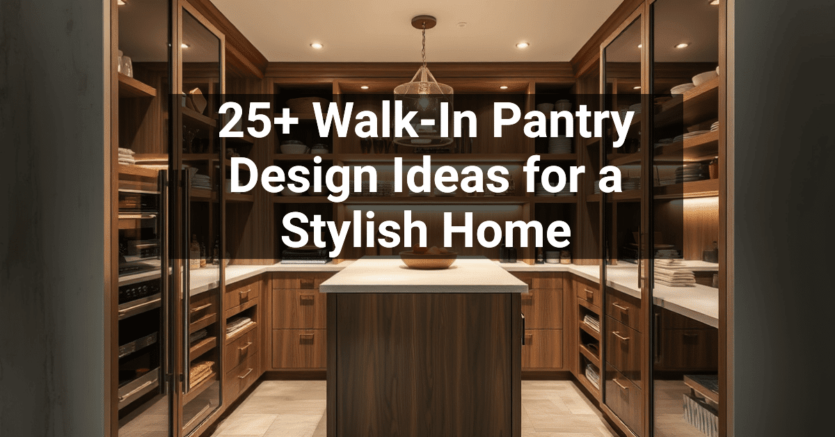 25+ Walk-In Pantry Design Ideas for a Stylish Home – Engineers and ...